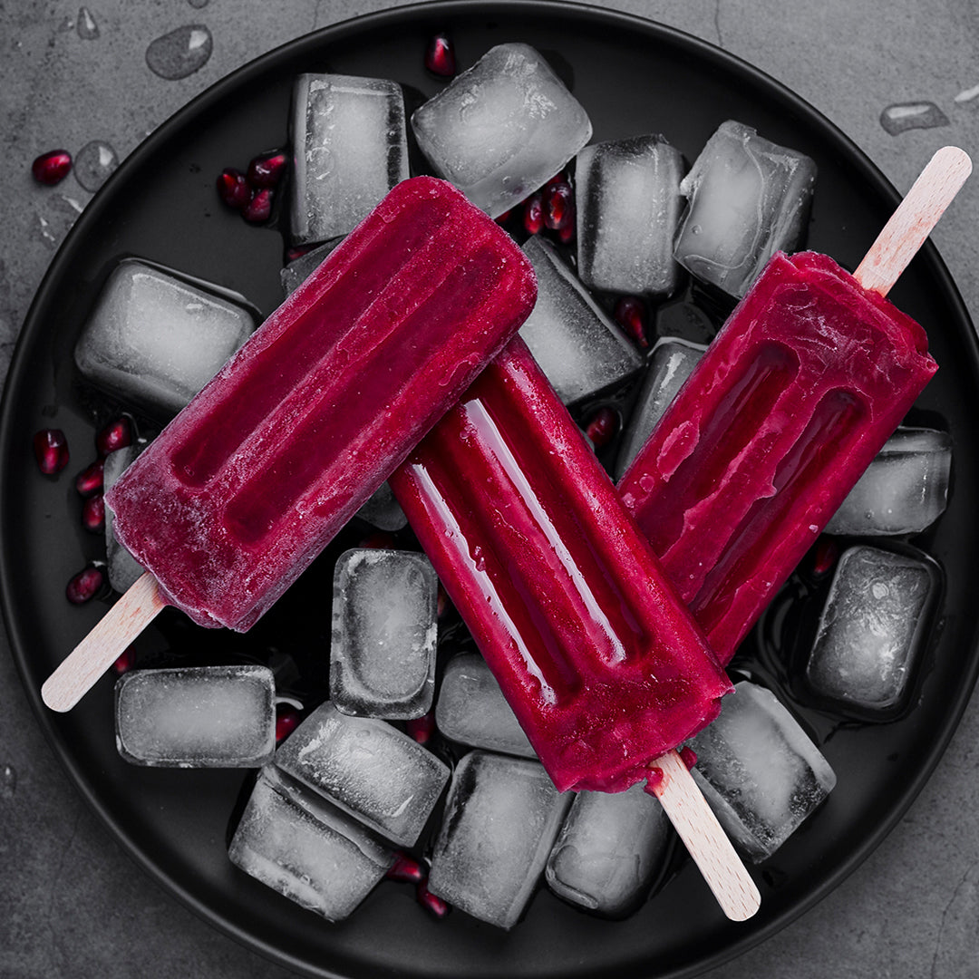 Blueberry Yogurt Popsicles